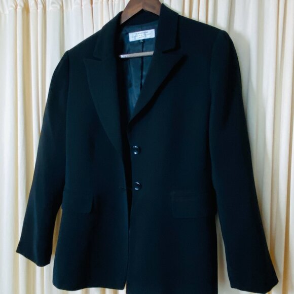 Black Blazer Size 12 Petite - Picture 12 of 16